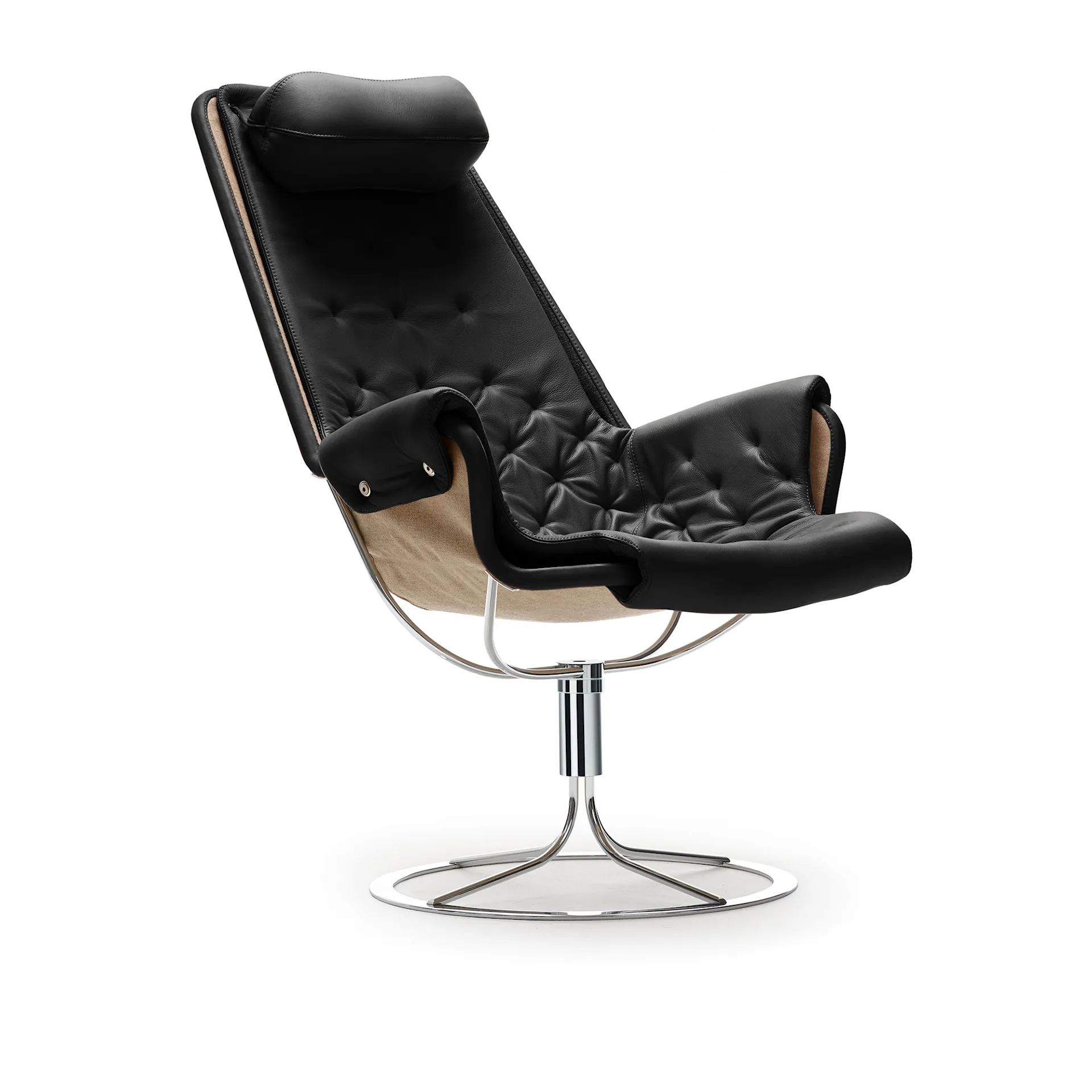 Jetson Armchair - Flax 21/Leather Dakota - DUX - Bruno Mathsson - NO GA