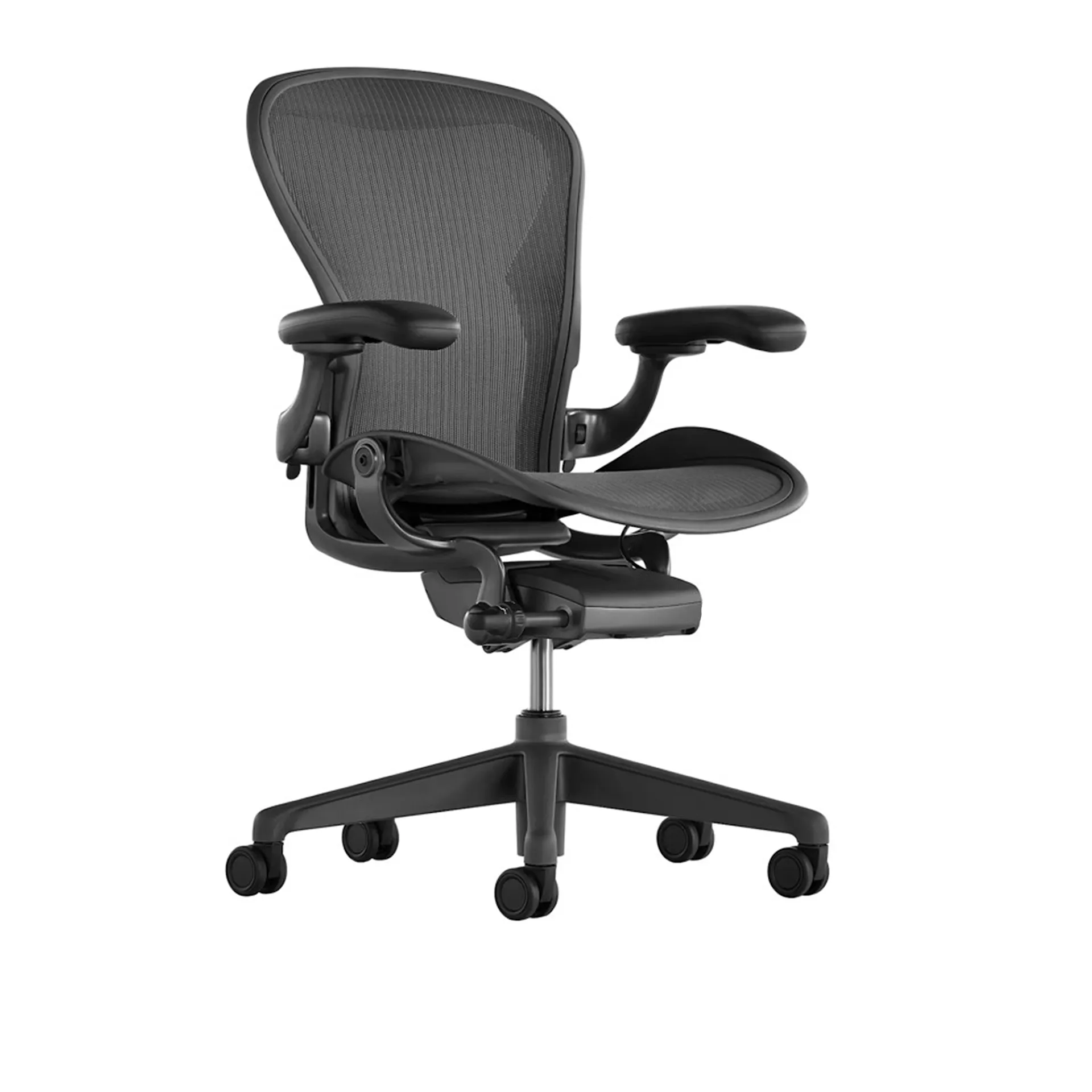 Aeron Chair Basic Back Support - Graphite/Graphite - Herman Miller - NO GA