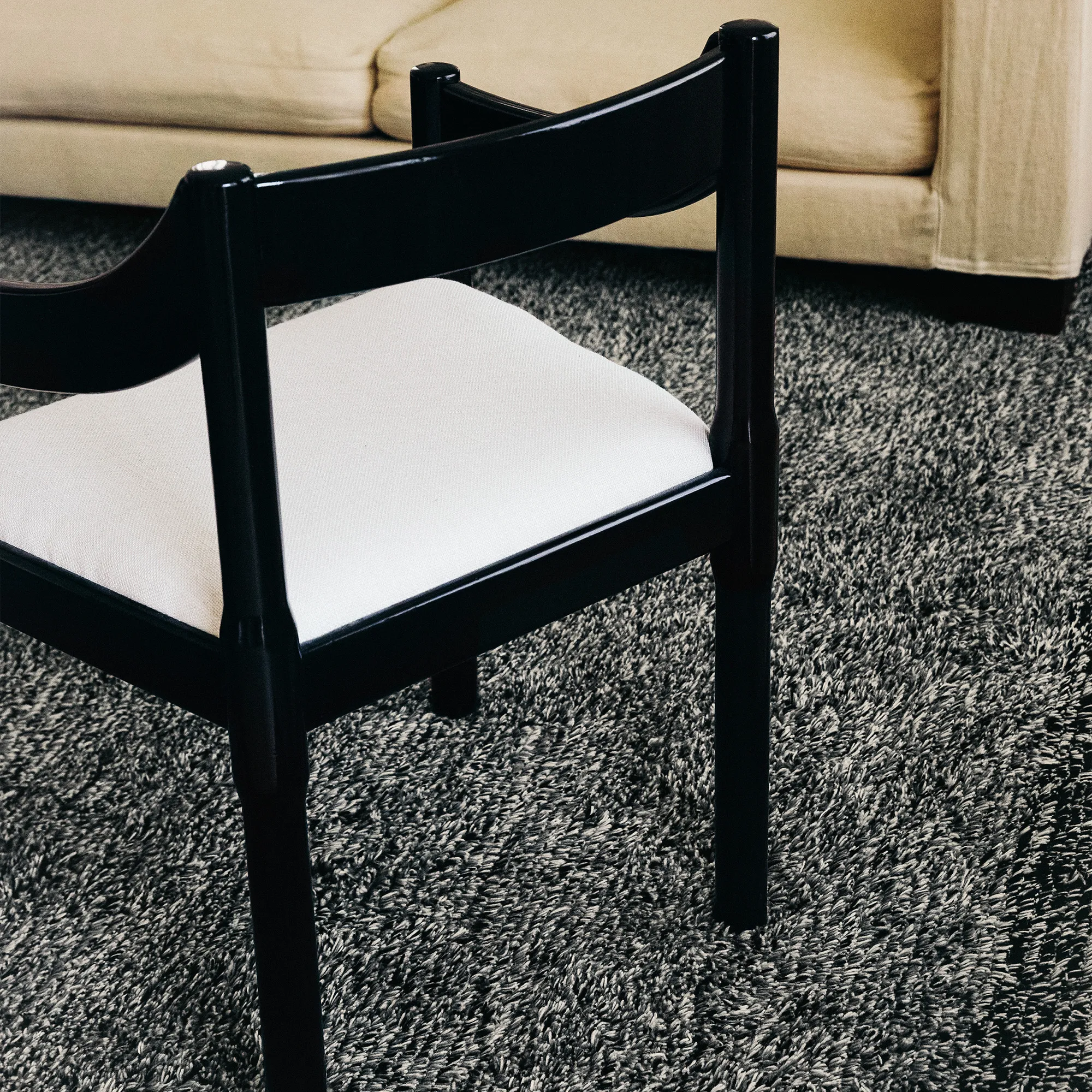 Ryya 02 Black & White Rya Rug - 8