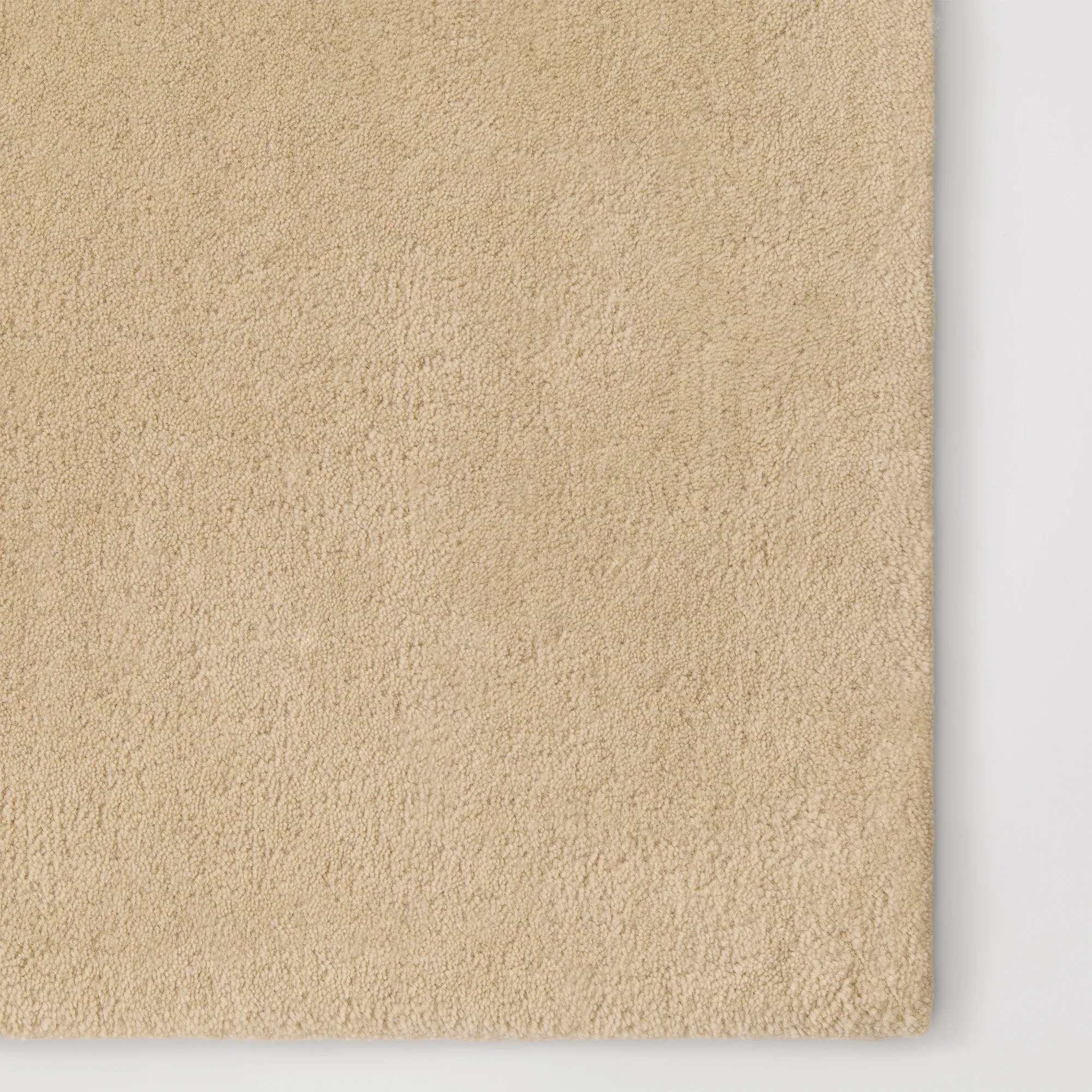 Origin Solid Pearl Wool Rug - 7