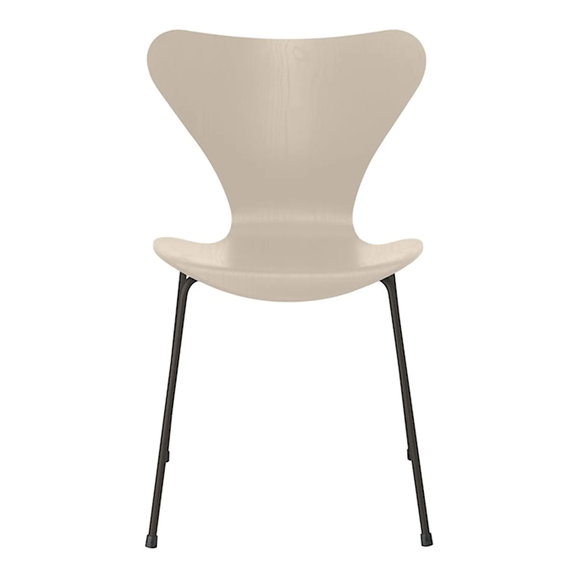 Series 7 chair 3107 ash veneer steel frame warm graphite - Fritz Hansen - Arne Jacobsen - NO GA