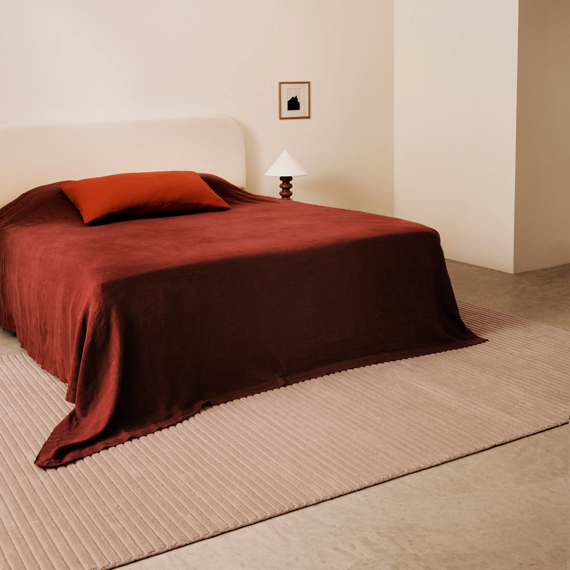 Park 02 Rose Wool Rug - 5